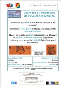 Journées du Patrimoine de Pays et des Moulins. Du 16 au 17 juin 2018 à La Couture-Boussey. Eure.  14H00